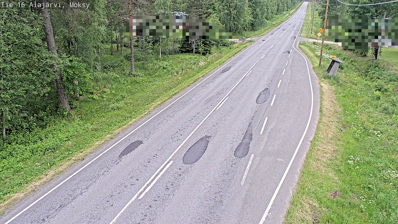 Kelikamerat Kuva Tie 16 Alajärvi, Möksy, Alajärvi, Etelä-Pohjanmaa
