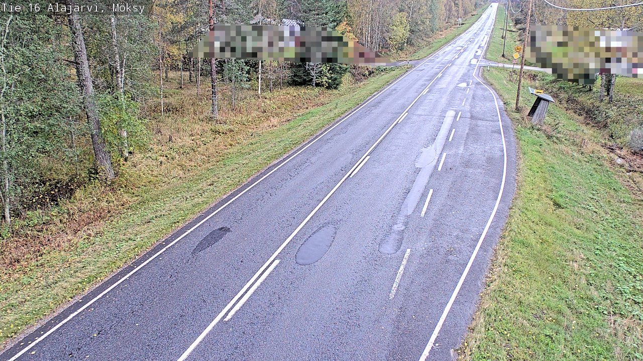 Weather Camera Image Road 16 Alajärvi, Möksy, Alajärvi, Etelä-Pohjanmaa