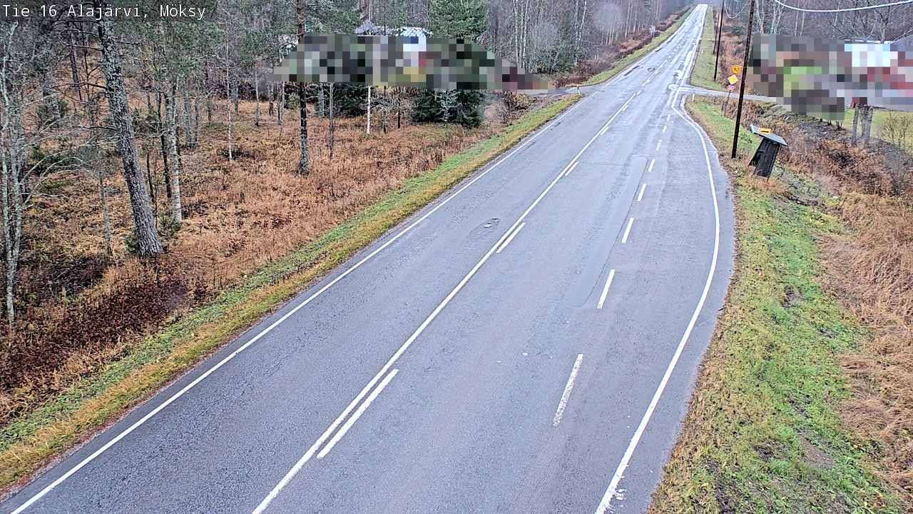 Weather Camera Image Väg 16 Alajärvi, Möksy, Alajärvi, Etelä-Pohjanmaa