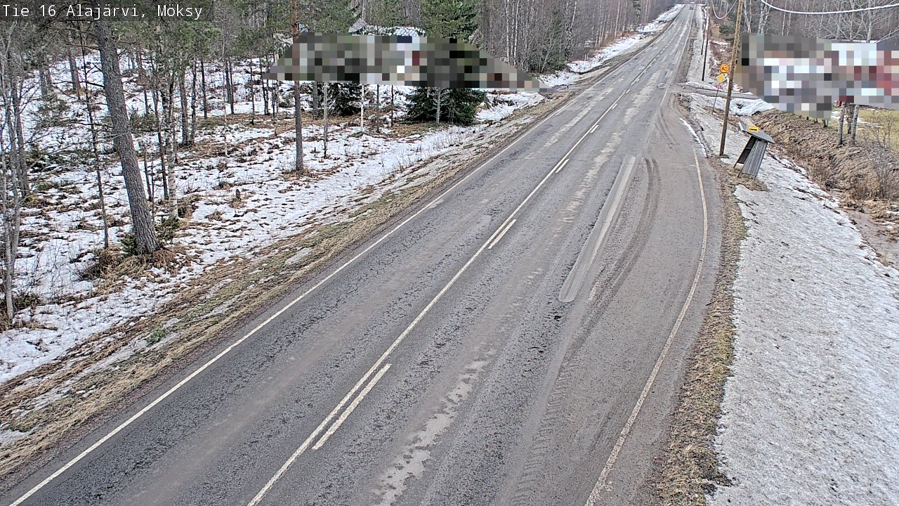 Weather Camera Image Väg 16 Alajärvi, Möksy, Alajärvi, Etelä-Pohjanmaa
