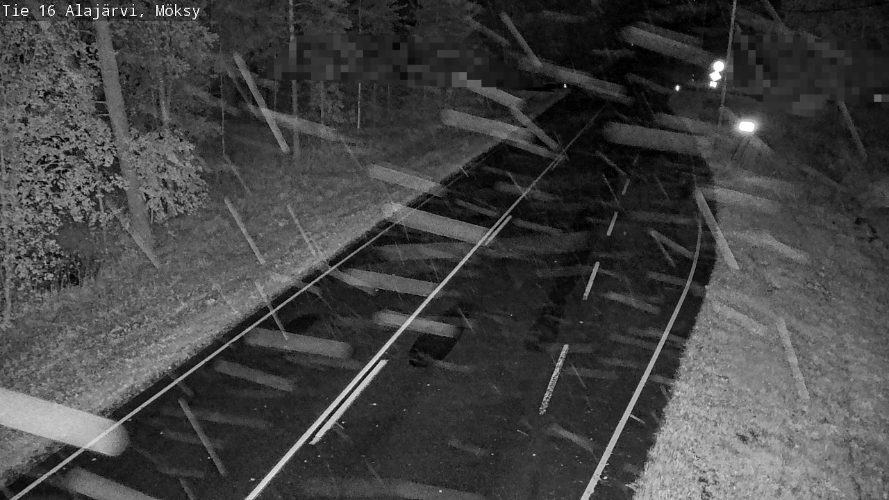 Weather Camera Image Road 16 Alajärvi, Möksy, Alajärvi, Etelä-Pohjanmaa