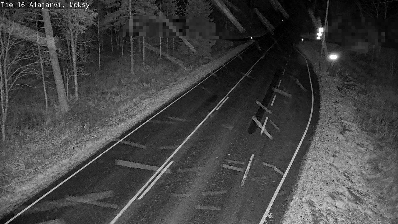 Weather Camera Image Väg 16 Alajärvi, Möksy, Alajärvi, Etelä-Pohjanmaa