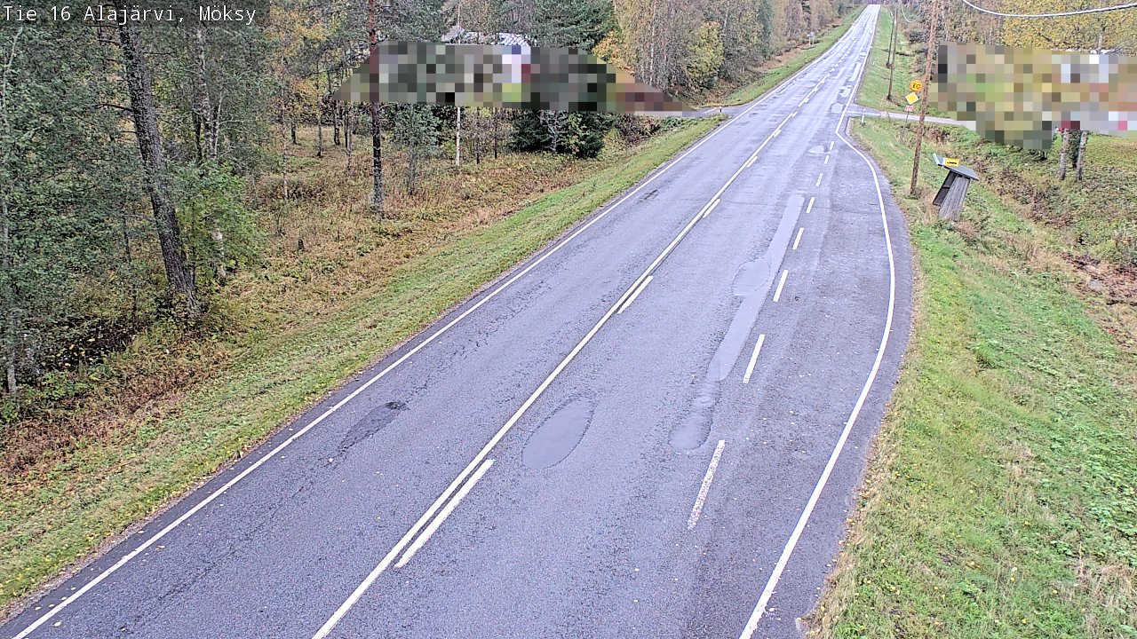 Weather Camera Image Road 16 Alajärvi, Möksy, Alajärvi, Etelä-Pohjanmaa