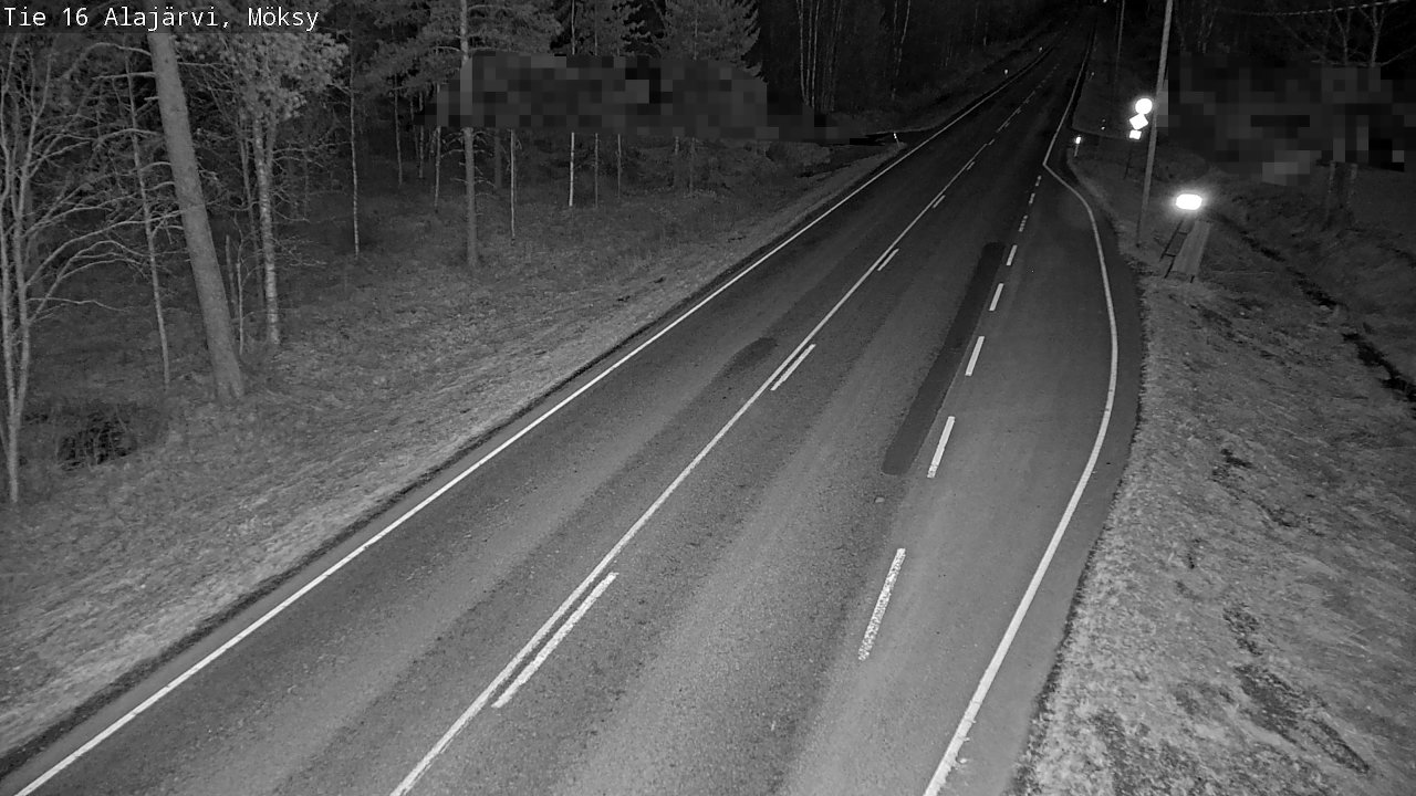 Weather Camera Image Väg 16 Alajärvi, Möksy, Alajärvi, Etelä-Pohjanmaa