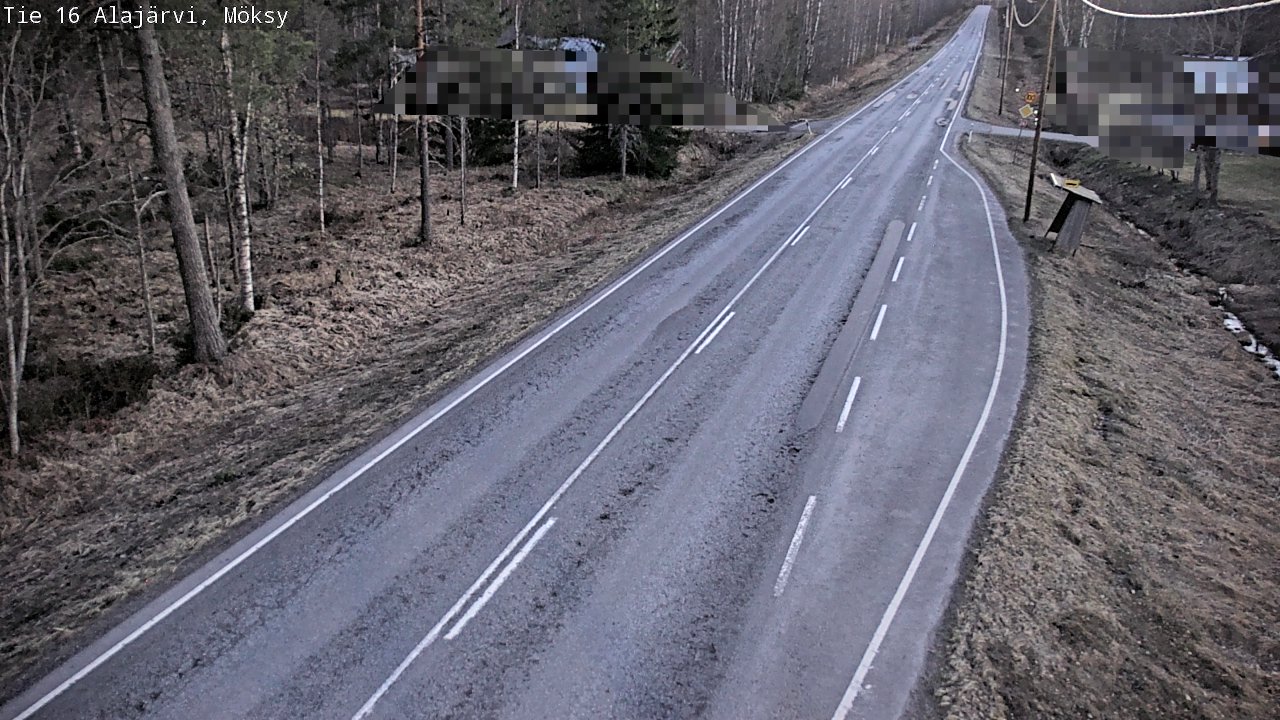 Weather Camera Image Väg 16 Alajärvi, Möksy, Alajärvi, Etelä-Pohjanmaa