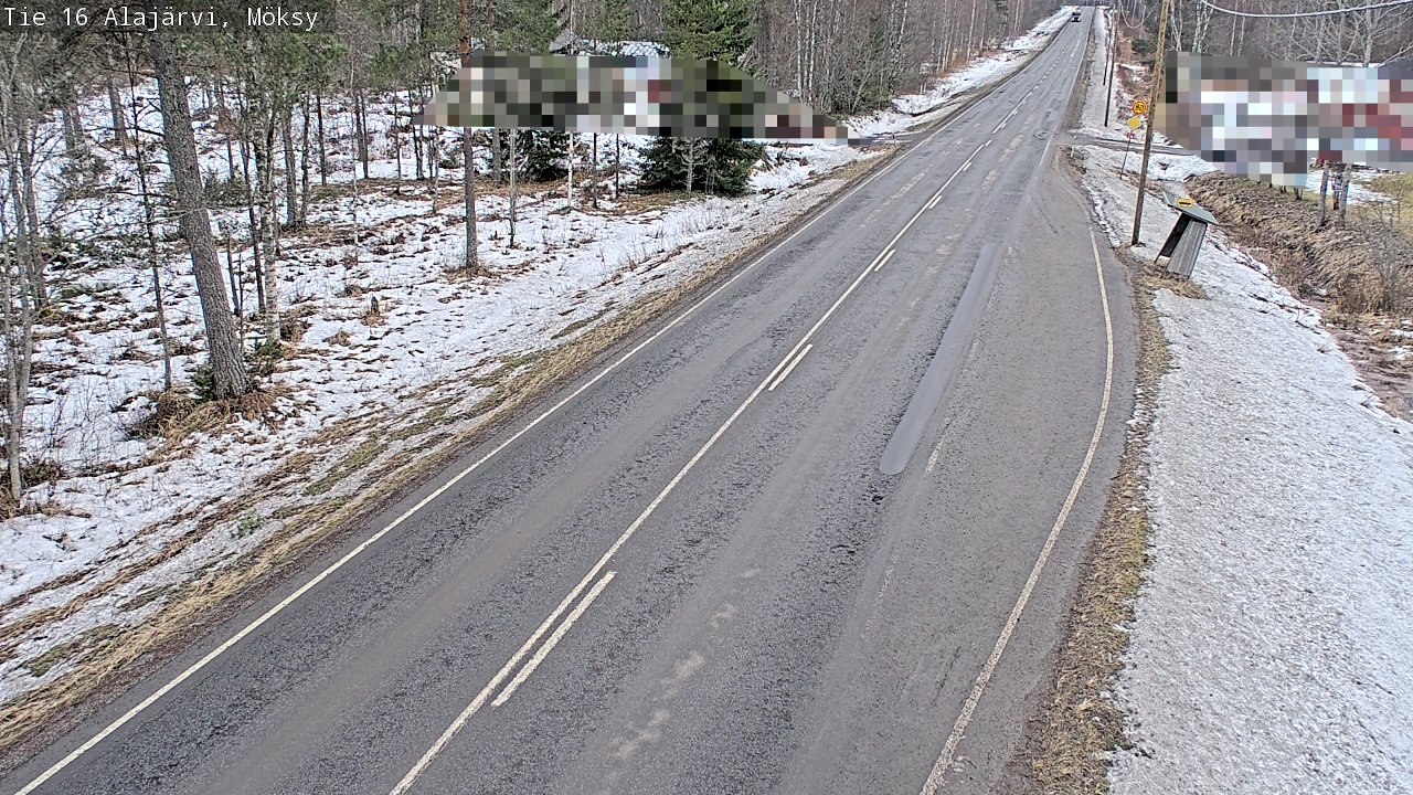 Weather Camera Image Road 16 Alajärvi, Möksy, Alajärvi, Etelä-Pohjanmaa