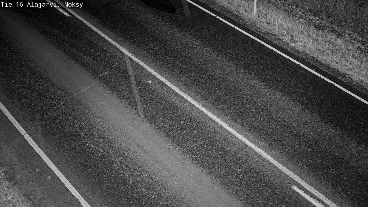 Weather Camera Image Väg 16 Alajärvi, Möksy, Alajärvi, Etelä-Pohjanmaa