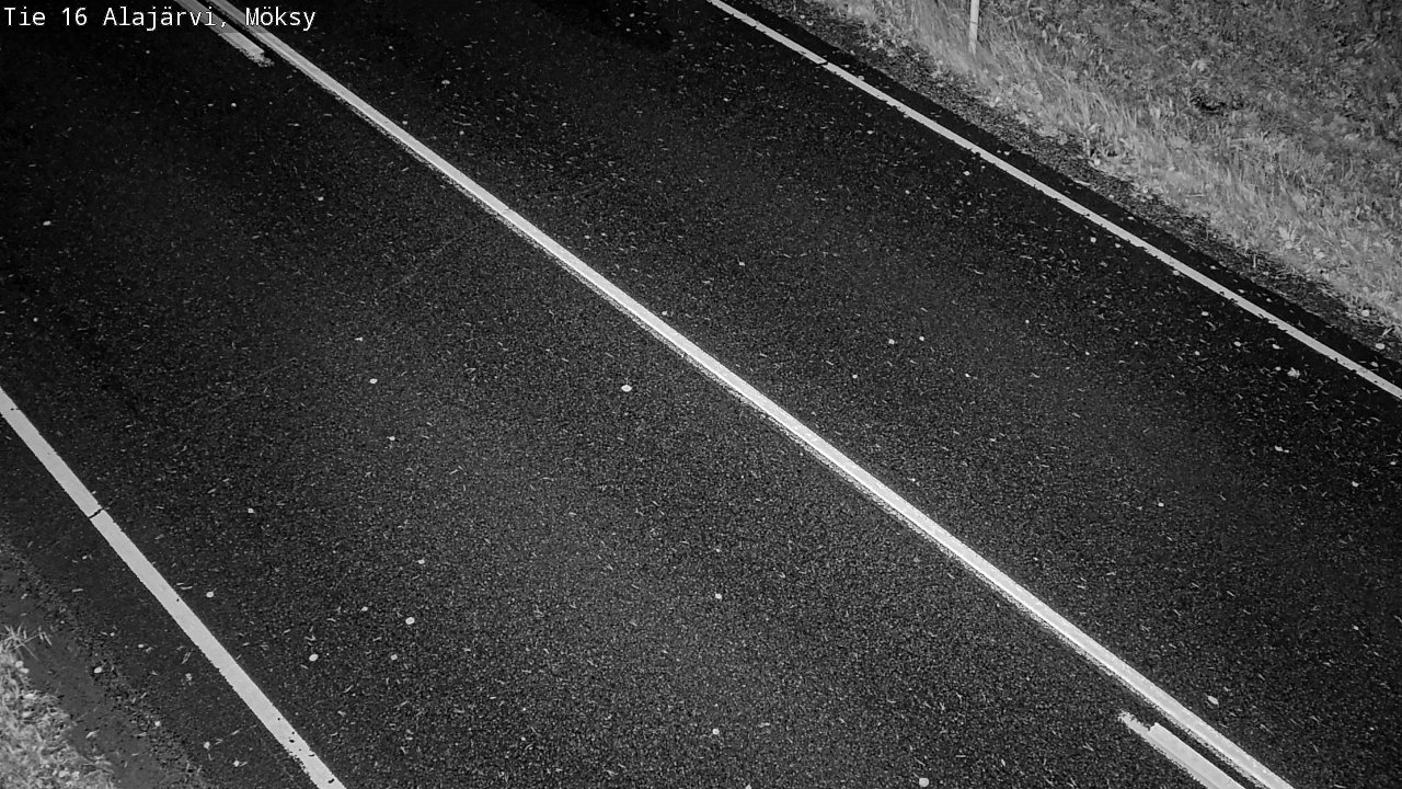 Weather Camera Image Road 16 Alajärvi, Möksy, Alajärvi, Etelä-Pohjanmaa