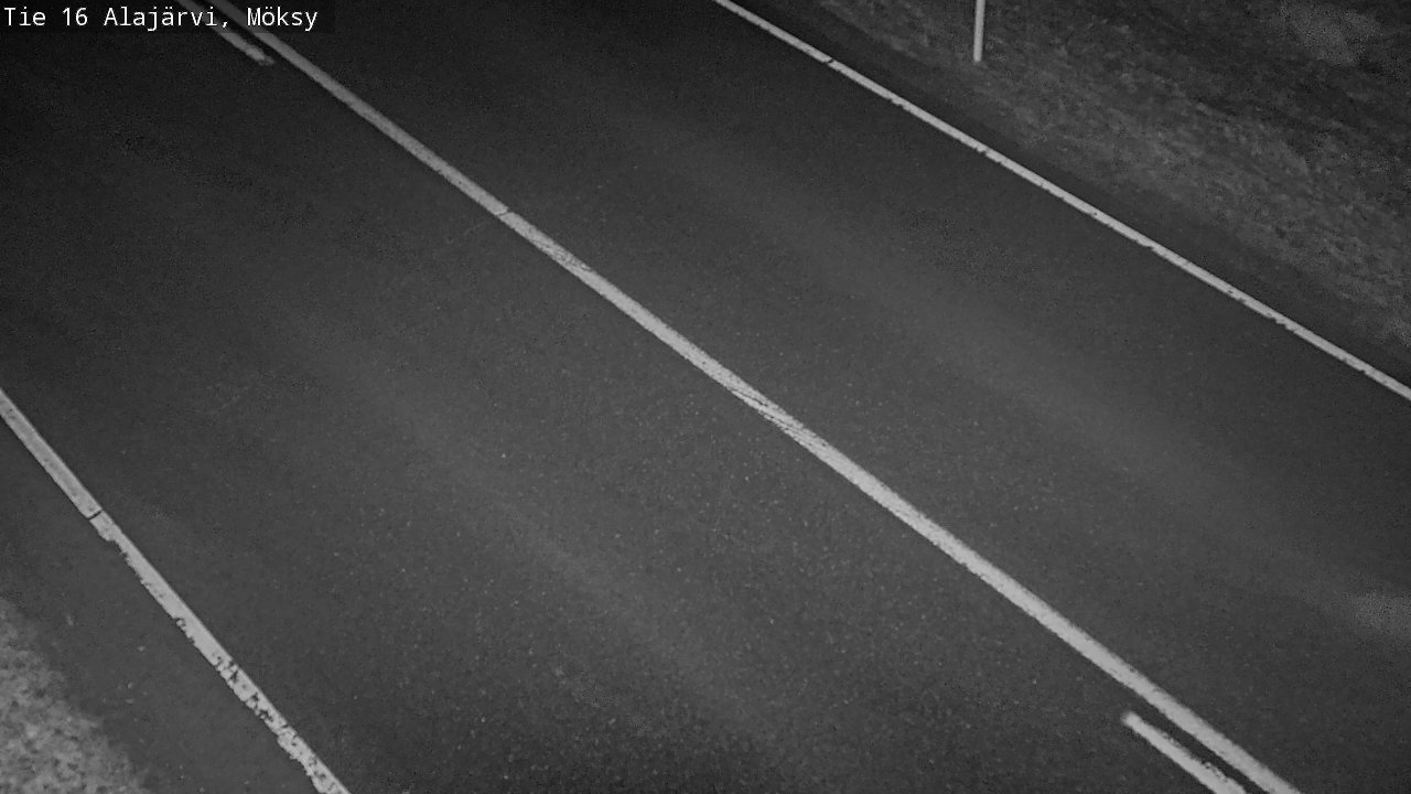 Weather Camera Image Road 16 Alajärvi, Möksy, Alajärvi, Etelä-Pohjanmaa