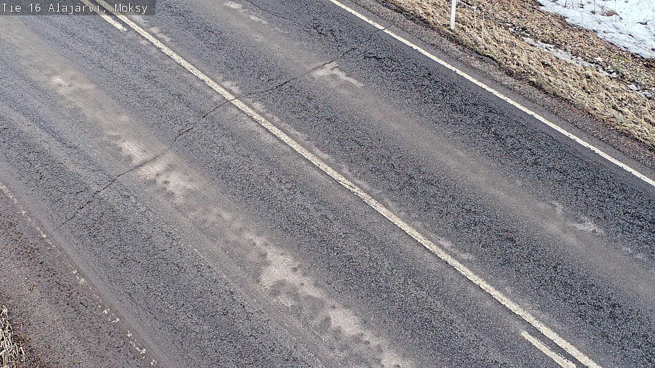 Weather Camera Image Väg 16 Alajärvi, Möksy, Alajärvi, Etelä-Pohjanmaa