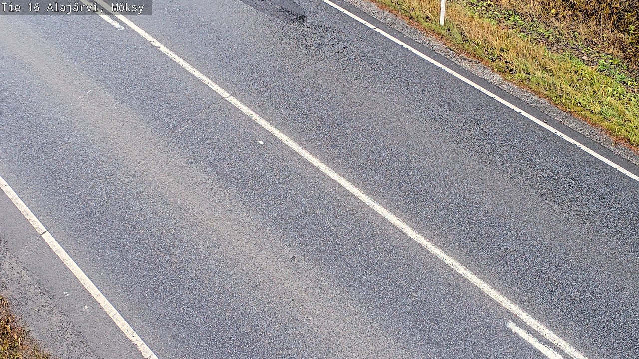 Weather Camera Image Väg 16 Alajärvi, Möksy, Alajärvi, Etelä-Pohjanmaa