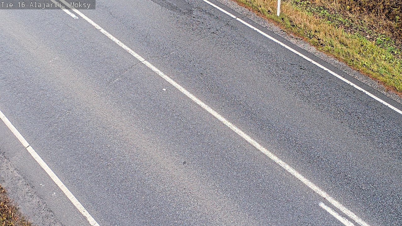 Weather Camera Image Väg 16 Alajärvi, Möksy, Alajärvi, Etelä-Pohjanmaa