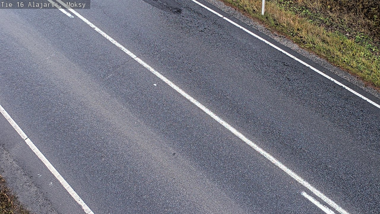 Weather Camera Image Väg 16 Alajärvi, Möksy, Alajärvi, Etelä-Pohjanmaa