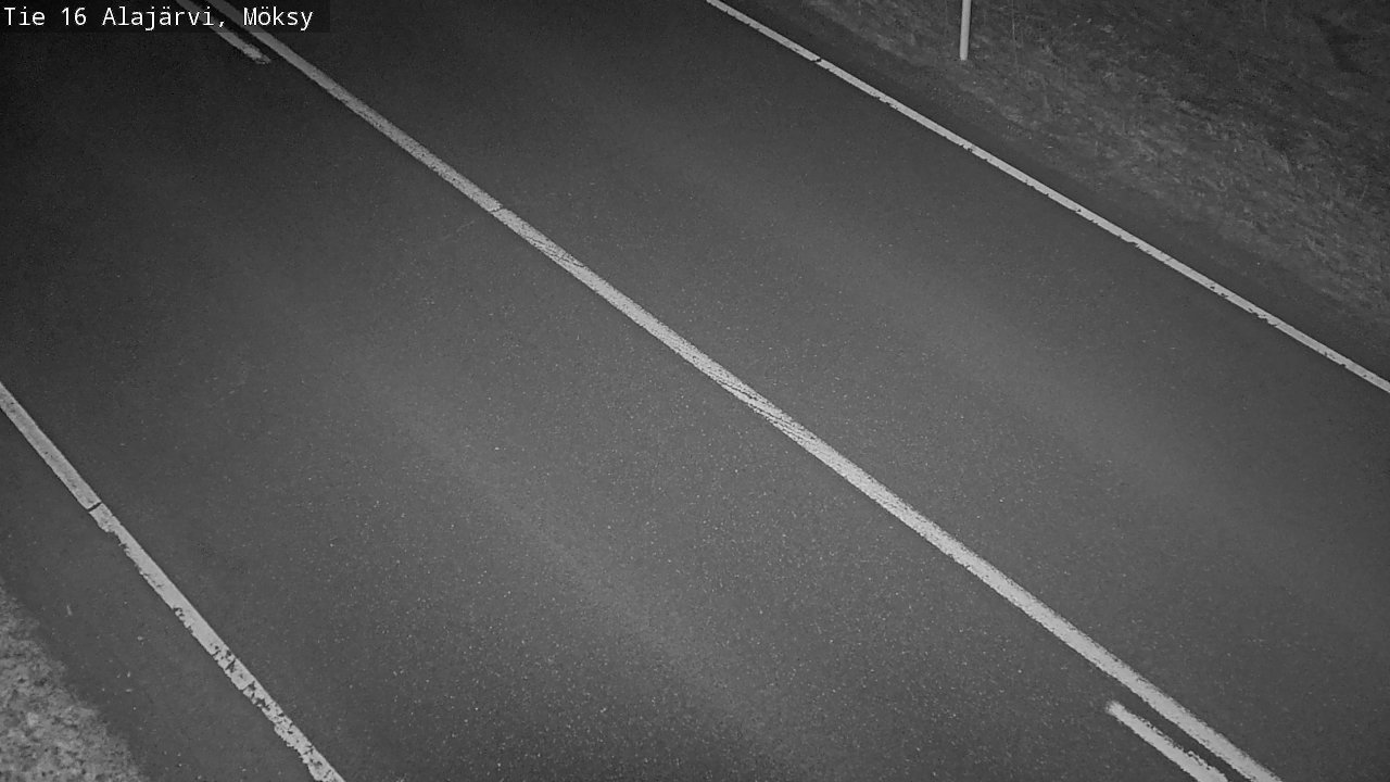 Weather Camera Image Road 16 Alajärvi, Möksy, Alajärvi, Etelä-Pohjanmaa