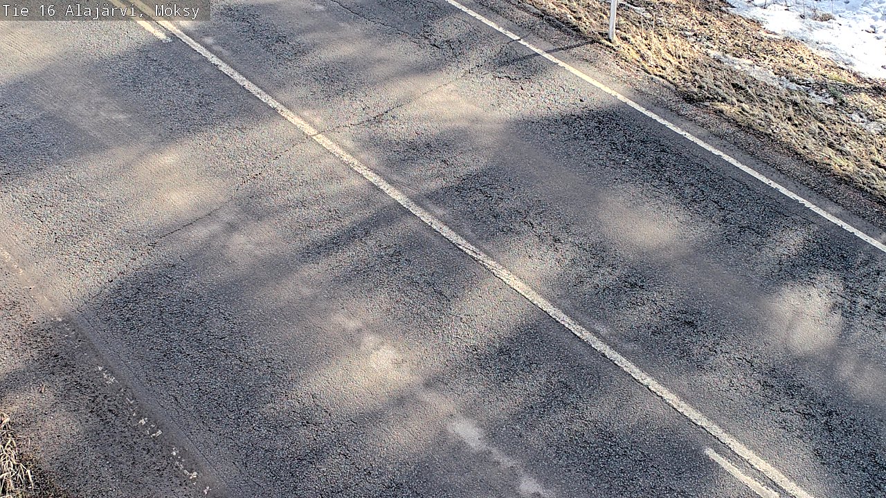 Weather Camera Image Väg 16 Alajärvi, Möksy, Alajärvi, Etelä-Pohjanmaa