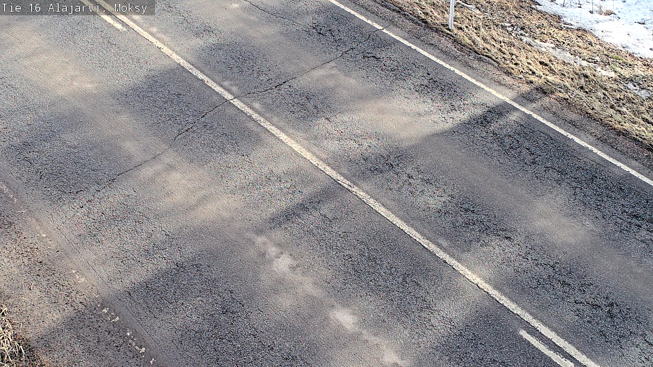 Weather Camera Image Väg 16 Alajärvi, Möksy, Alajärvi, Etelä-Pohjanmaa