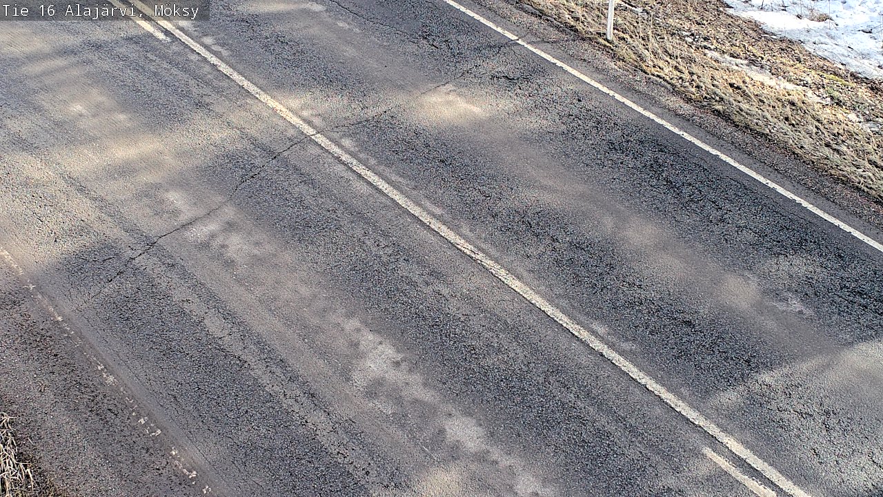 Weather Camera Image Väg 16 Alajärvi, Möksy, Alajärvi, Etelä-Pohjanmaa