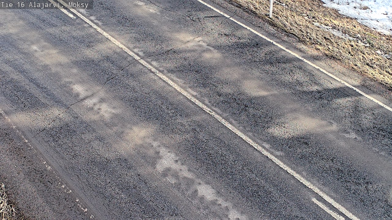 Weather Camera Image Väg 16 Alajärvi, Möksy, Alajärvi, Etelä-Pohjanmaa