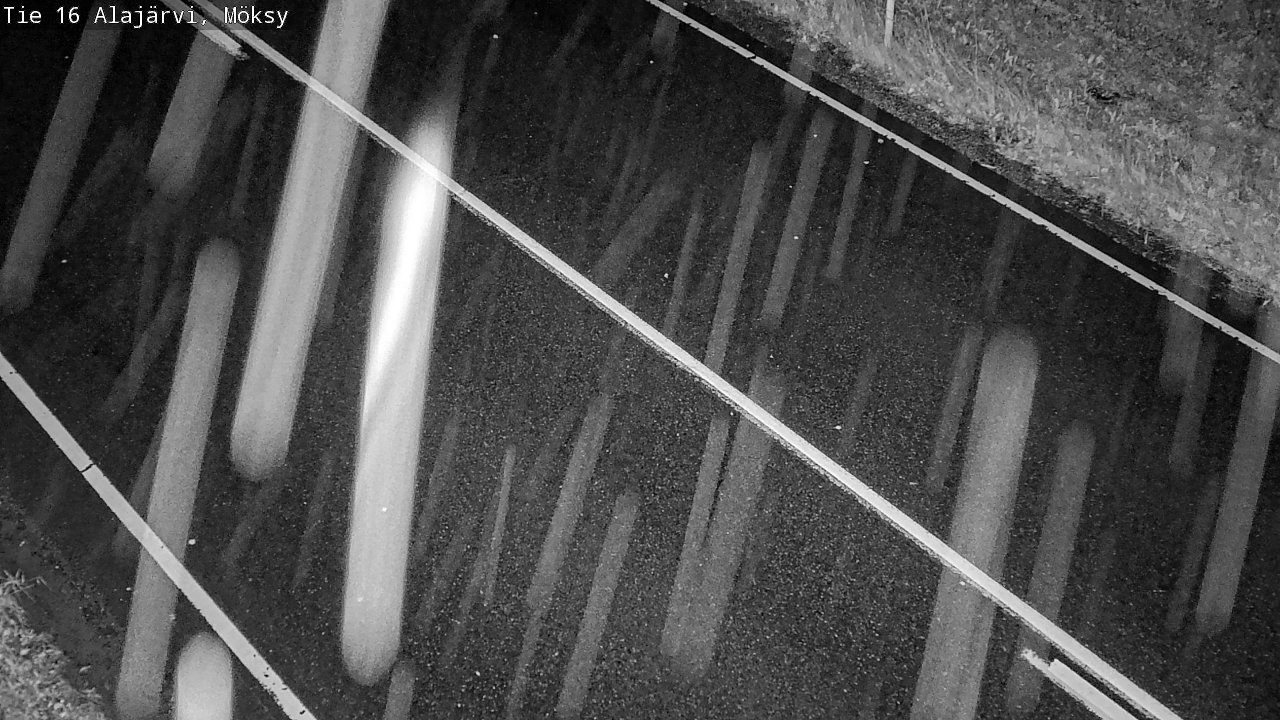 Weather Camera Image Road 16 Alajärvi, Möksy, Alajärvi, Etelä-Pohjanmaa