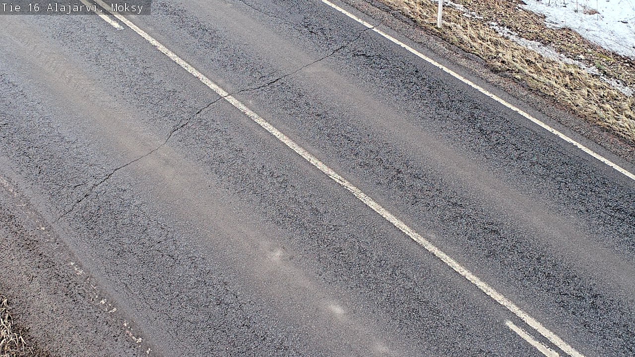 Weather Camera Image Väg 16 Alajärvi, Möksy, Alajärvi, Etelä-Pohjanmaa