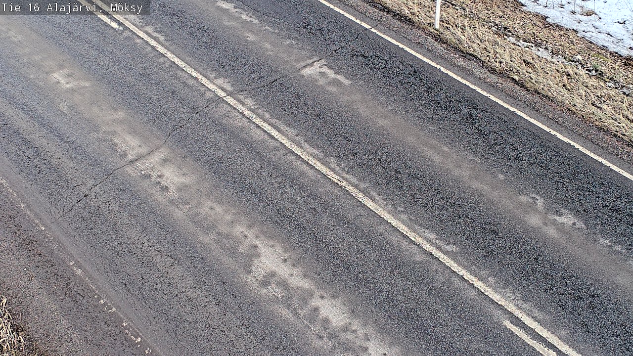 Weather Camera Image Väg 16 Alajärvi, Möksy, Alajärvi, Etelä-Pohjanmaa