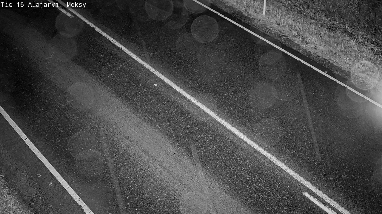 Weather Camera Image Väg 16 Alajärvi, Möksy, Alajärvi, Etelä-Pohjanmaa