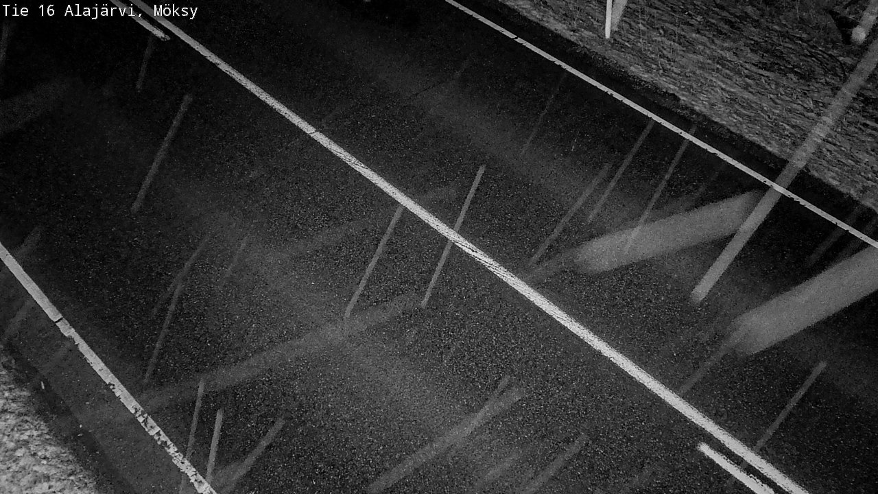 Weather Camera Image Road 16 Alajärvi, Möksy, Alajärvi, Etelä-Pohjanmaa