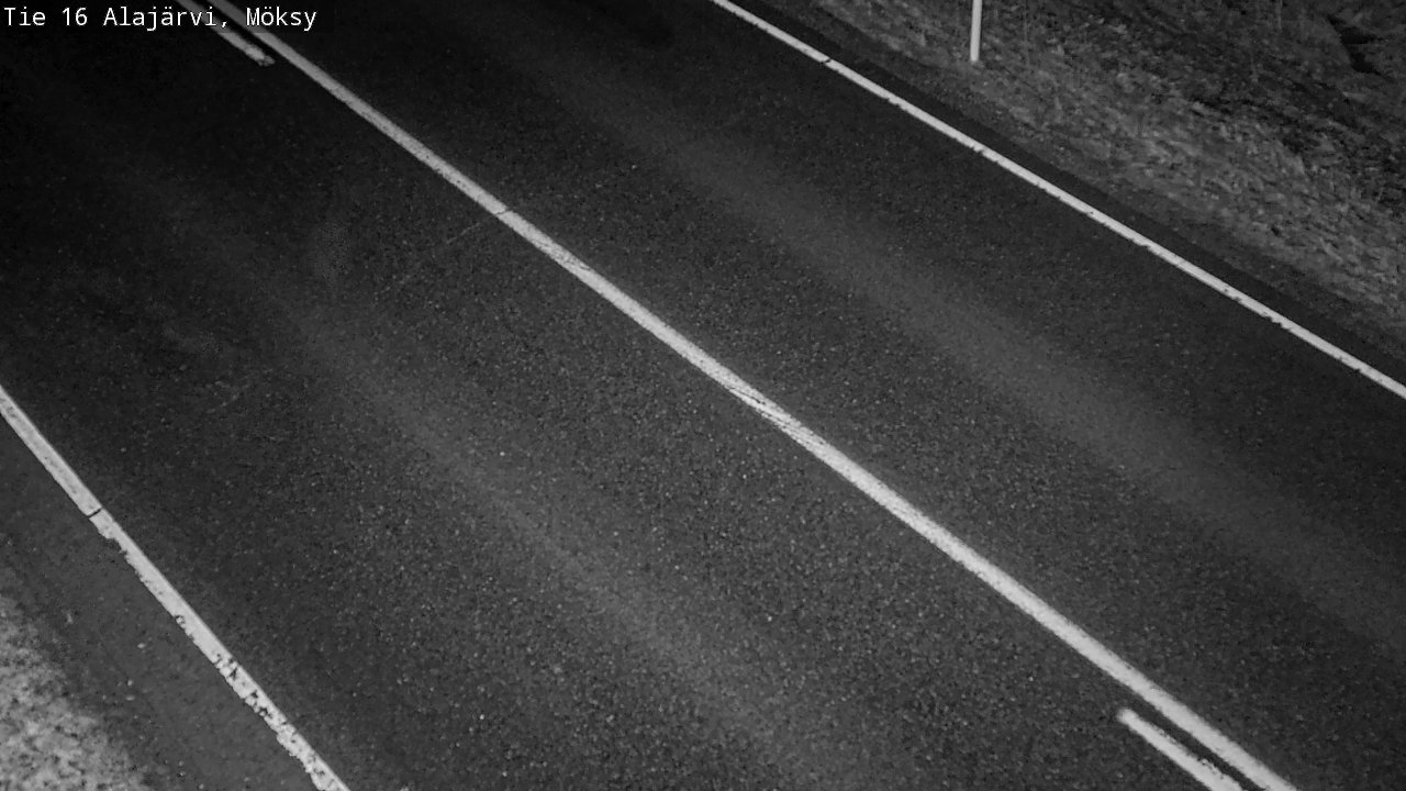 Weather Camera Image Road 16 Alajärvi, Möksy, Alajärvi, Etelä-Pohjanmaa