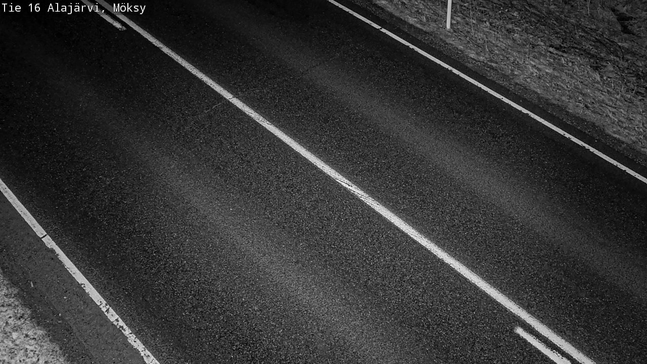 Weather Camera Image Road 16 Alajärvi, Möksy, Alajärvi, Etelä-Pohjanmaa