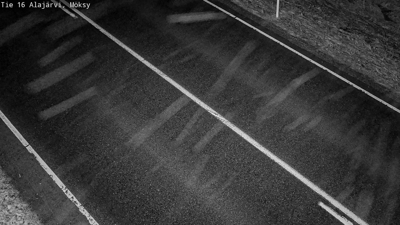 Weather Camera Image Road 16 Alajärvi, Möksy, Alajärvi, Etelä-Pohjanmaa