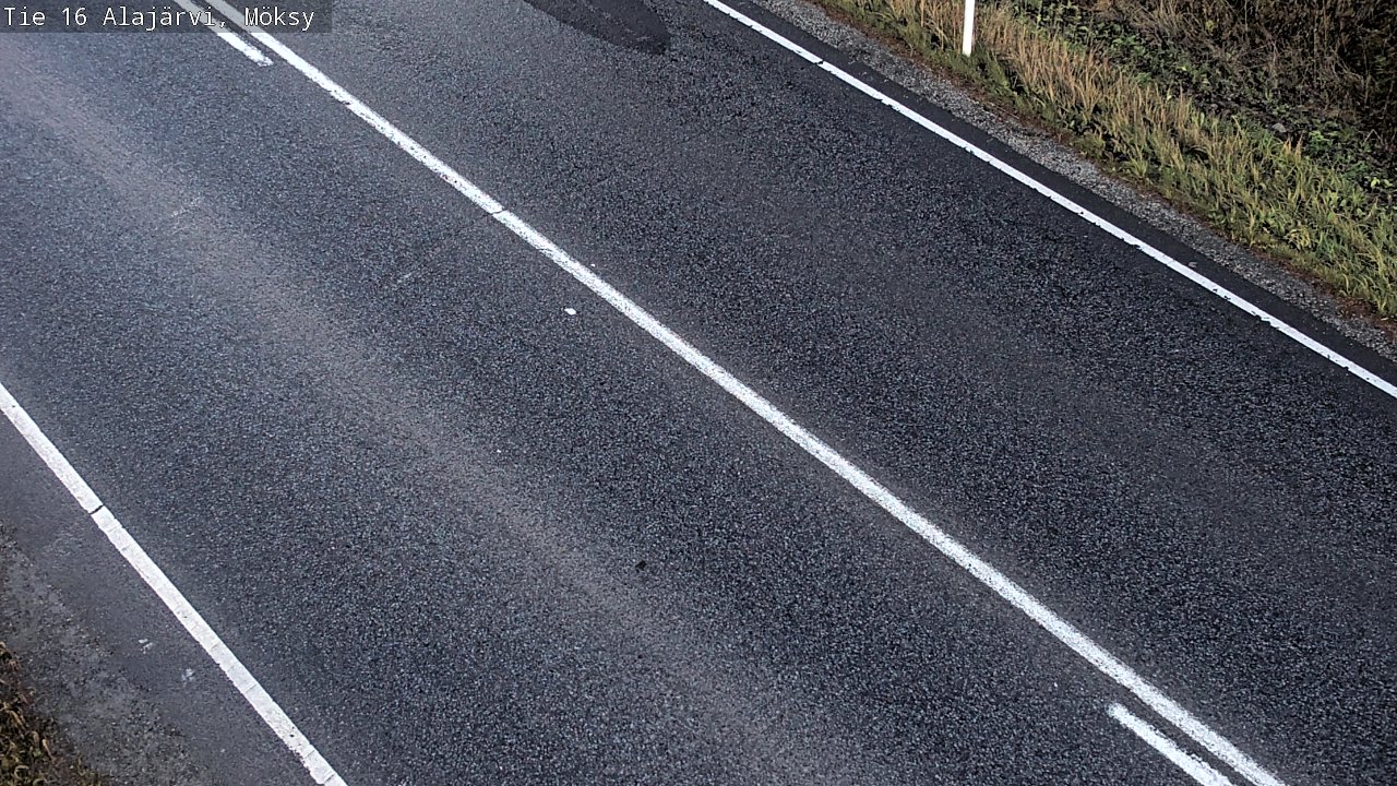 Weather Camera Image Väg 16 Alajärvi, Möksy, Alajärvi, Etelä-Pohjanmaa