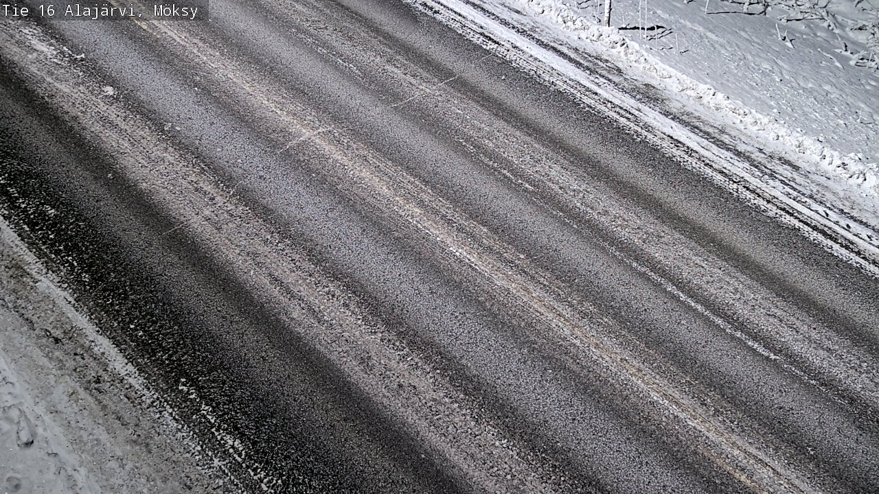 Weather Camera Image Road 16 Alajärvi, Möksy, Alajärvi, Etelä-Pohjanmaa