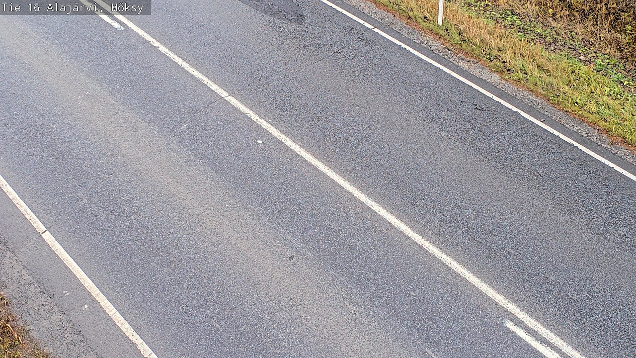 Weather Camera Image Väg 16 Alajärvi, Möksy, Alajärvi, Etelä-Pohjanmaa
