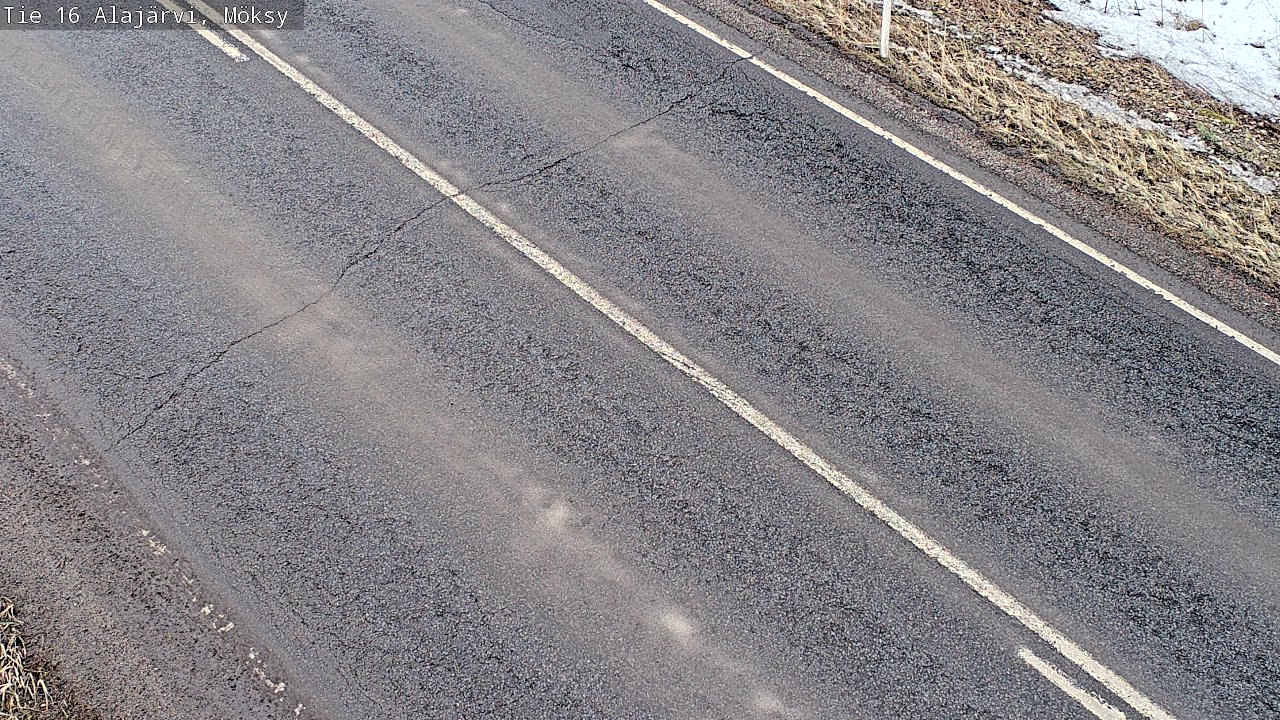 Weather Camera Image Väg 16 Alajärvi, Möksy, Alajärvi, Etelä-Pohjanmaa