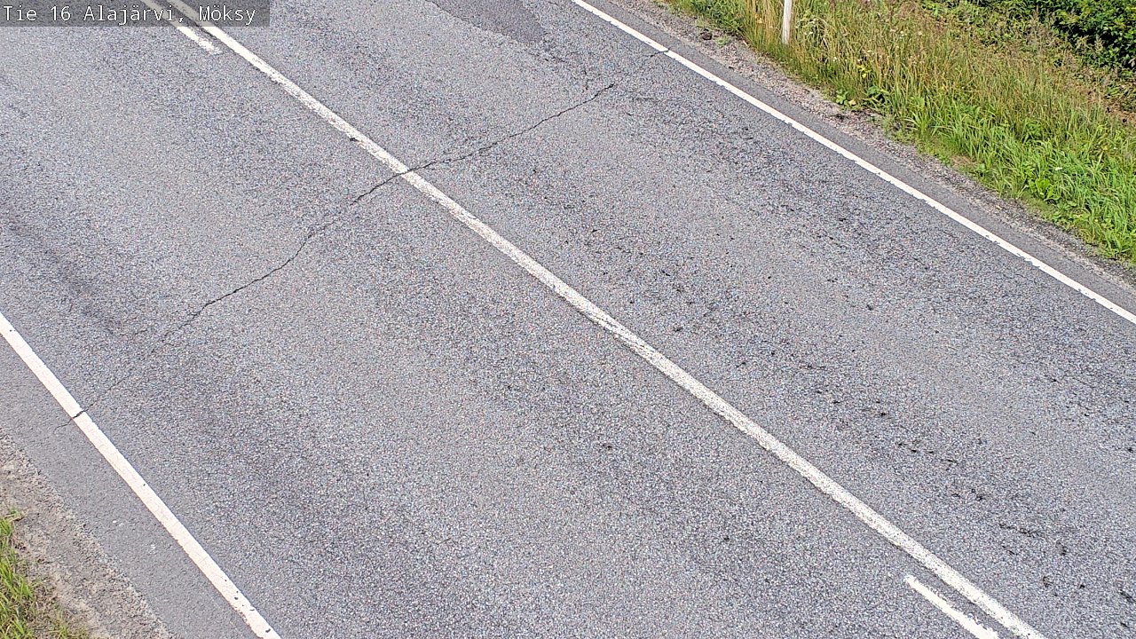 Weather Camera Image Väg 16 Alajärvi, Möksy, Alajärvi, Etelä-Pohjanmaa