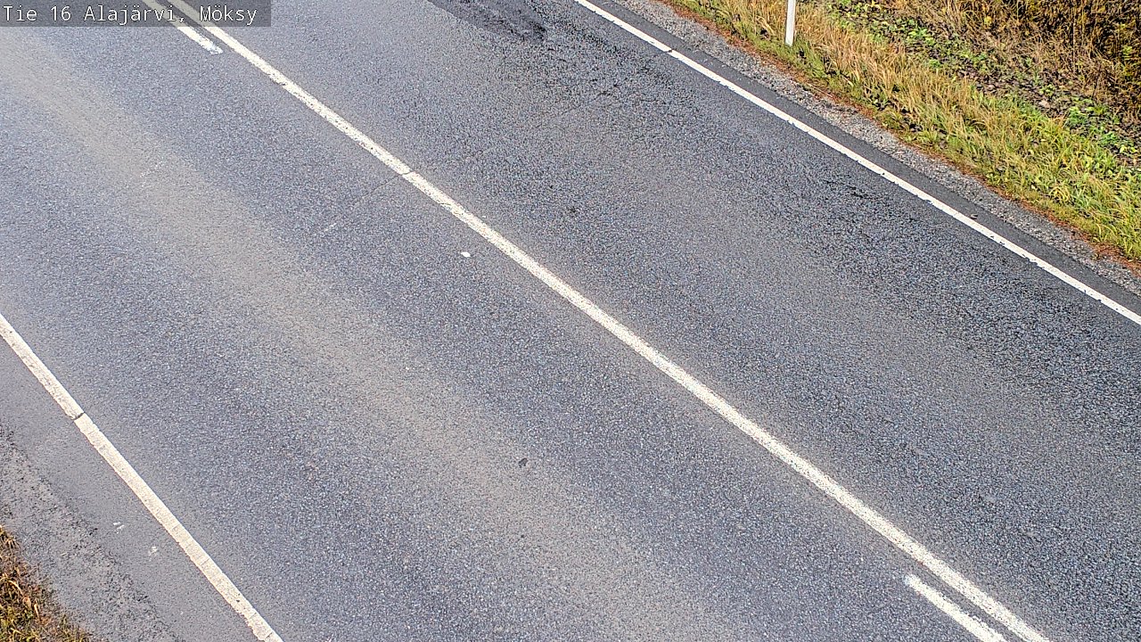 Weather Camera Image Väg 16 Alajärvi, Möksy, Alajärvi, Etelä-Pohjanmaa