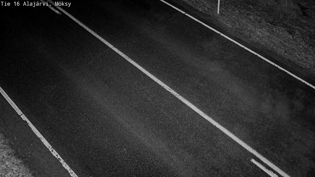 Weather Camera Image Road 16 Alajärvi, Möksy, Alajärvi, Etelä-Pohjanmaa