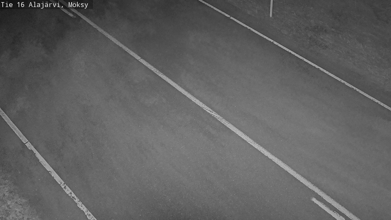 Weather Camera Image Road 16 Alajärvi, Möksy, Alajärvi, Etelä-Pohjanmaa