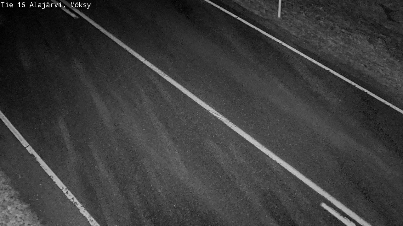 Weather Camera Image Road 16 Alajärvi, Möksy, Alajärvi, Etelä-Pohjanmaa