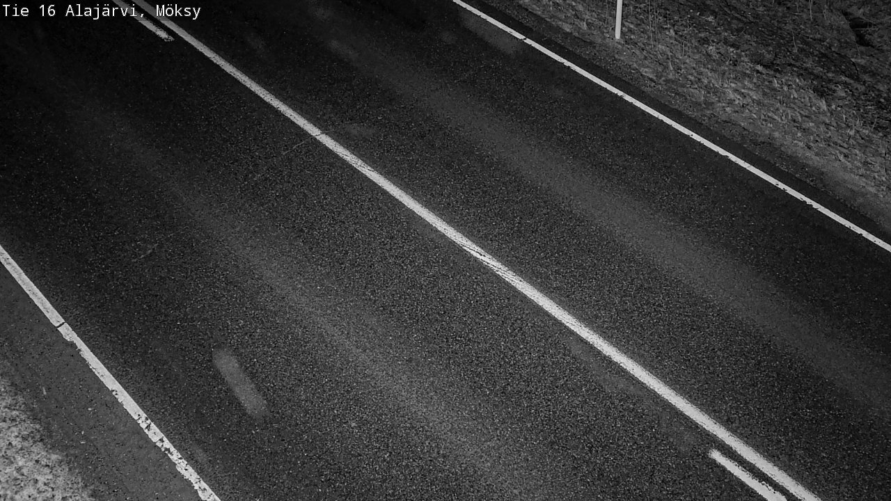 Weather Camera Image Road 16 Alajärvi, Möksy, Alajärvi, Etelä-Pohjanmaa