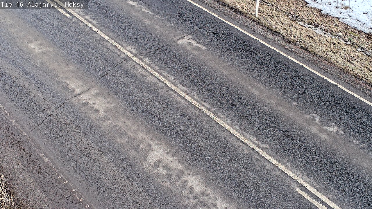 Weather Camera Image Väg 16 Alajärvi, Möksy, Alajärvi, Etelä-Pohjanmaa