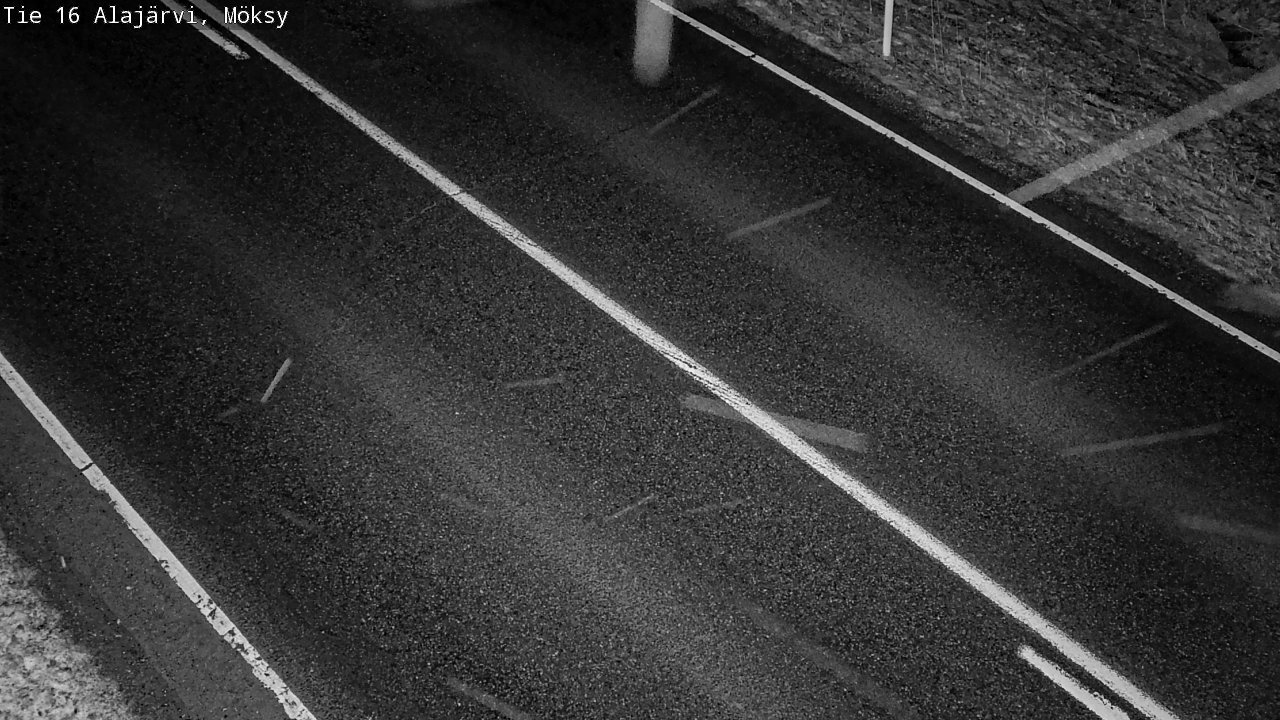 Weather Camera Image Road 16 Alajärvi, Möksy, Alajärvi, Etelä-Pohjanmaa