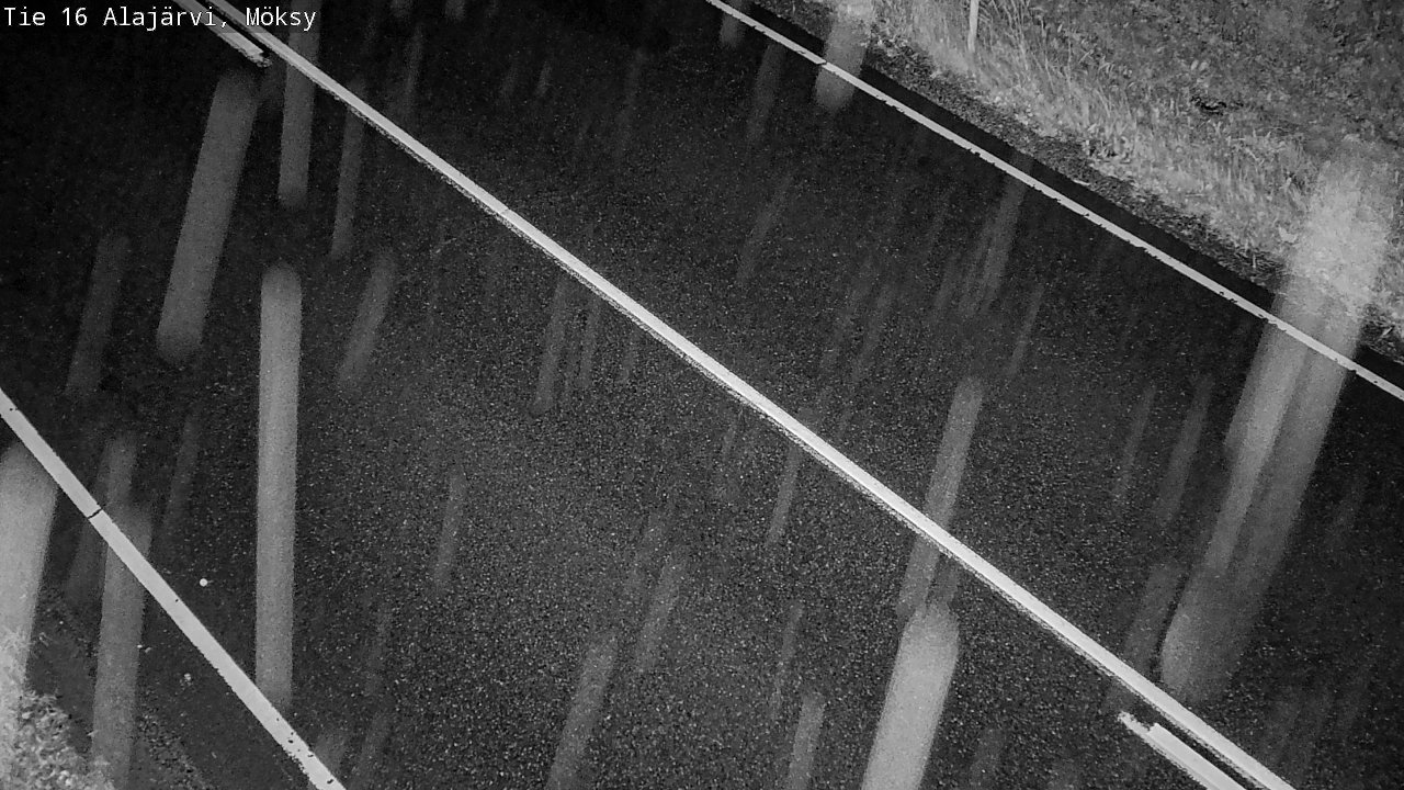 Weather Camera Image Road 16 Alajärvi, Möksy, Alajärvi, Etelä-Pohjanmaa