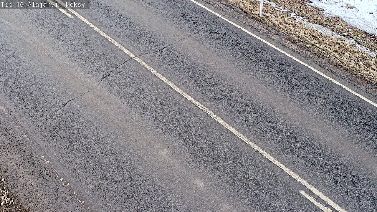 Weather Camera Image Väg 16 Alajärvi, Möksy, Alajärvi, Etelä-Pohjanmaa