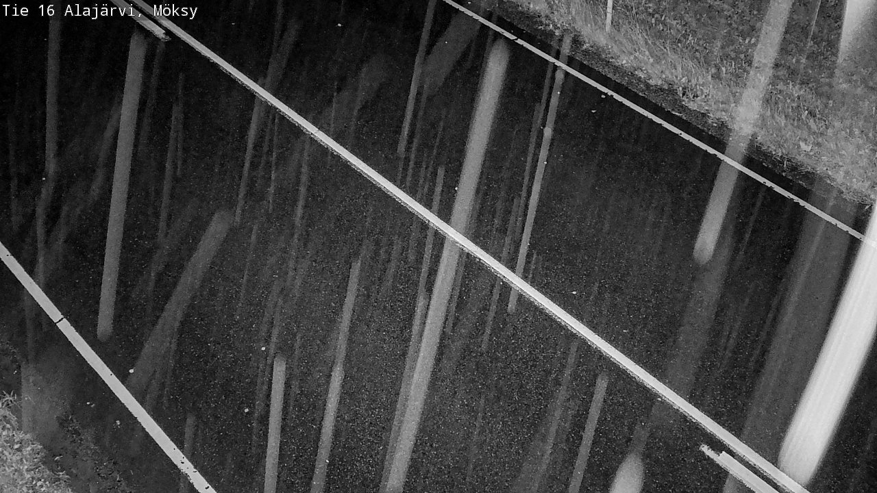 Weather Camera Image Road 16 Alajärvi, Möksy, Alajärvi, Etelä-Pohjanmaa
