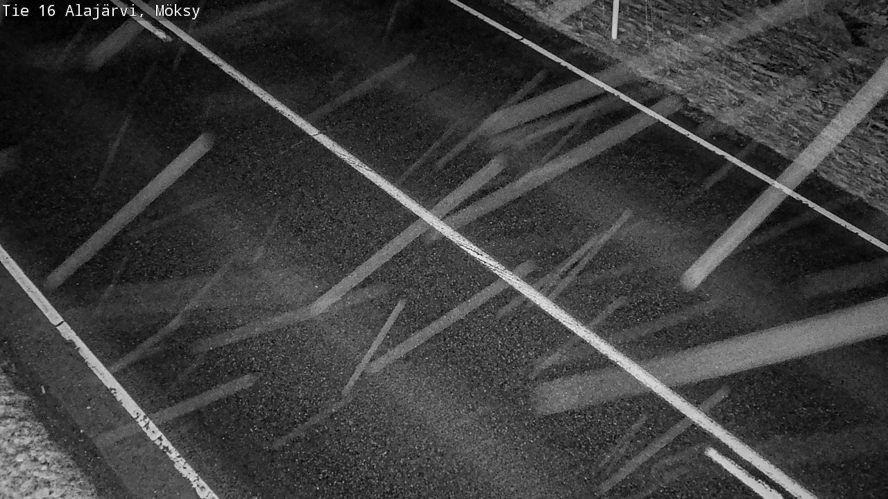 Weather Camera Image Road 16 Alajärvi, Möksy, Alajärvi, Etelä-Pohjanmaa