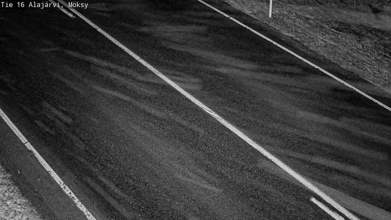 Weather Camera Image Road 16 Alajärvi, Möksy, Alajärvi, Etelä-Pohjanmaa