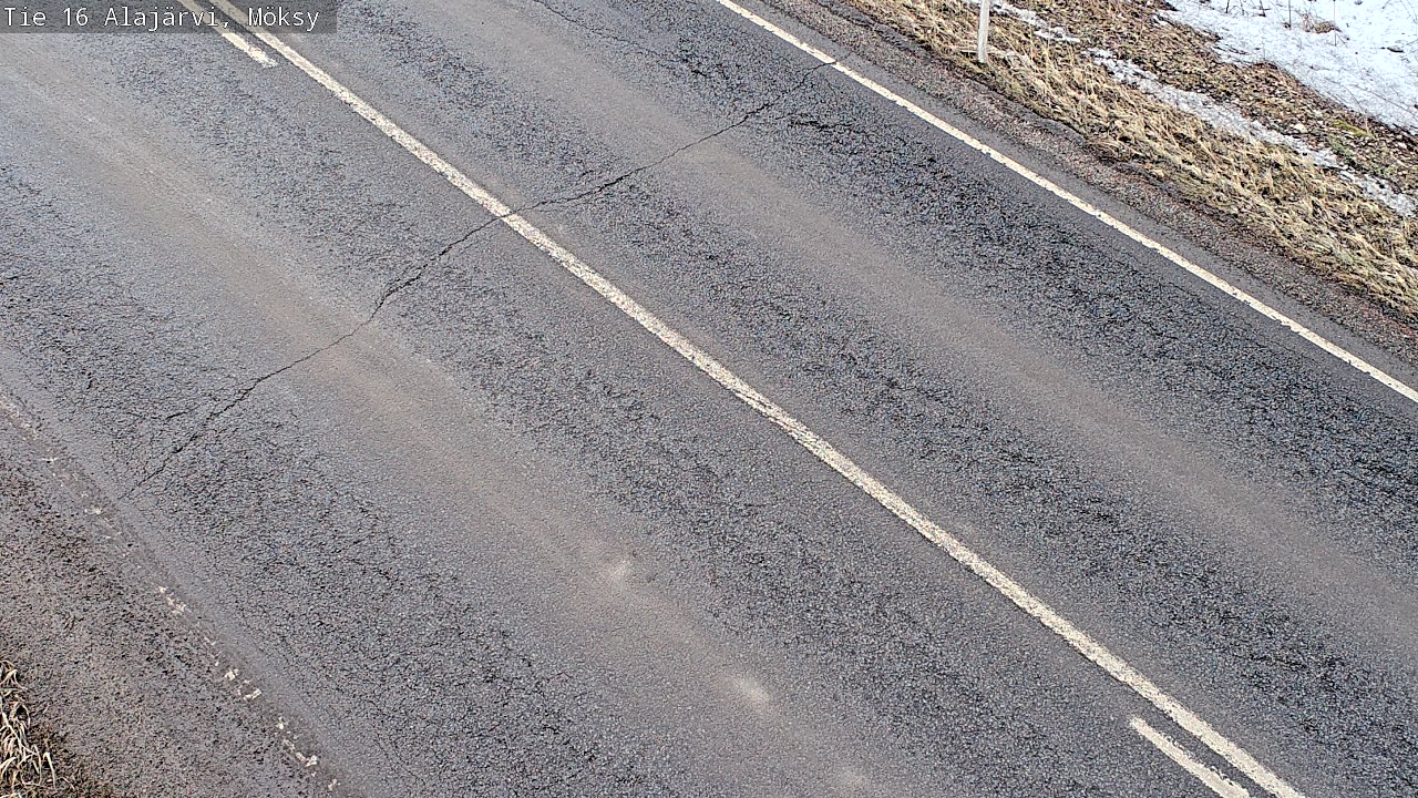 Weather Camera Image Väg 16 Alajärvi, Möksy, Alajärvi, Etelä-Pohjanmaa