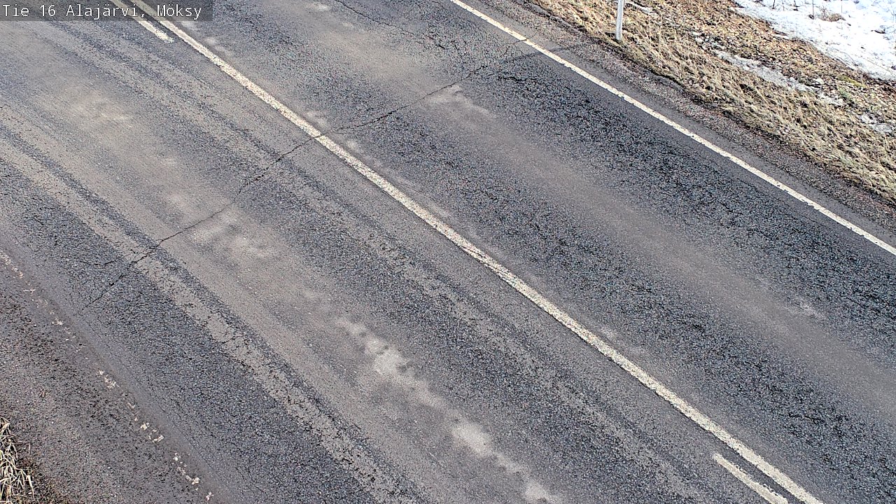 Weather Camera Image Väg 16 Alajärvi, Möksy, Alajärvi, Etelä-Pohjanmaa