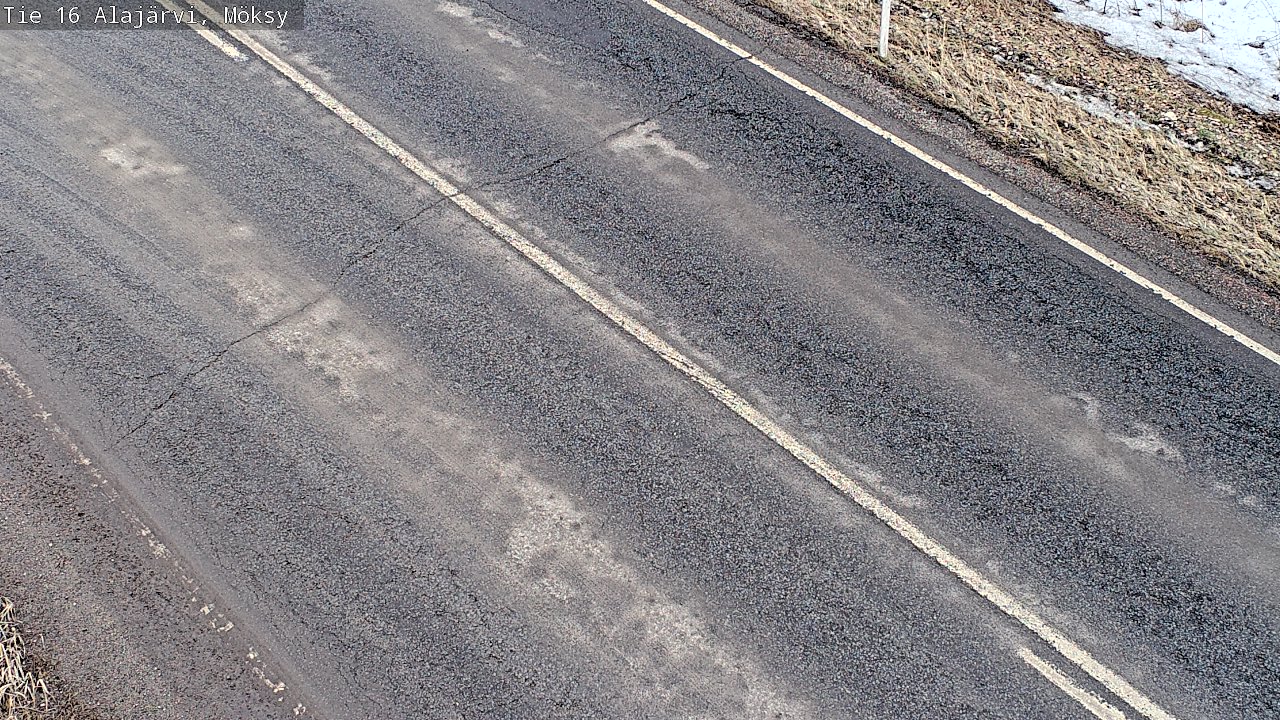 Weather Camera Image Väg 16 Alajärvi, Möksy, Alajärvi, Etelä-Pohjanmaa